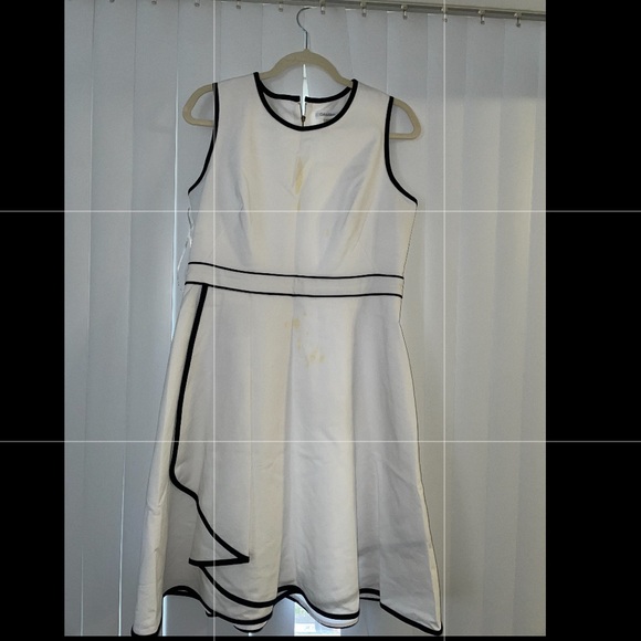 Black and White Calvin Klein Dress - Picture 1 of 2